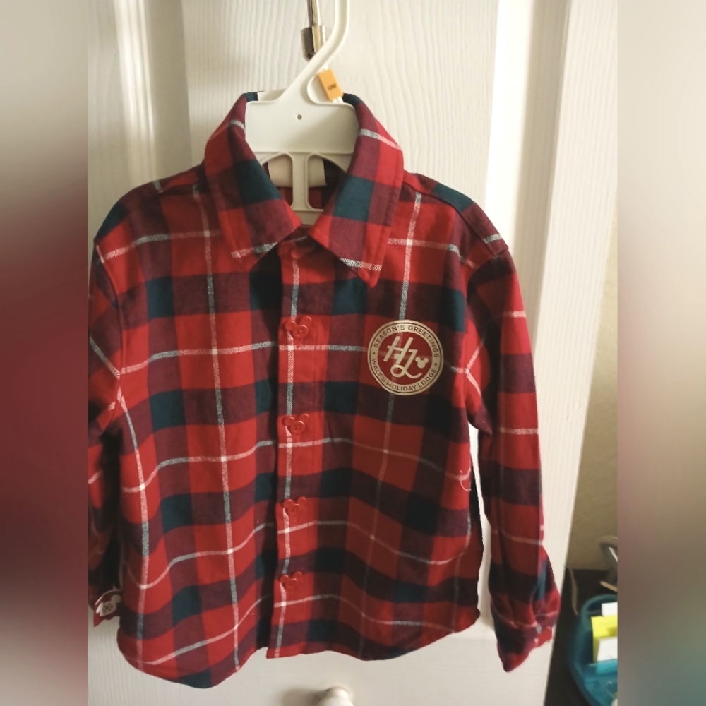 Disney Boys Flannel Shirt